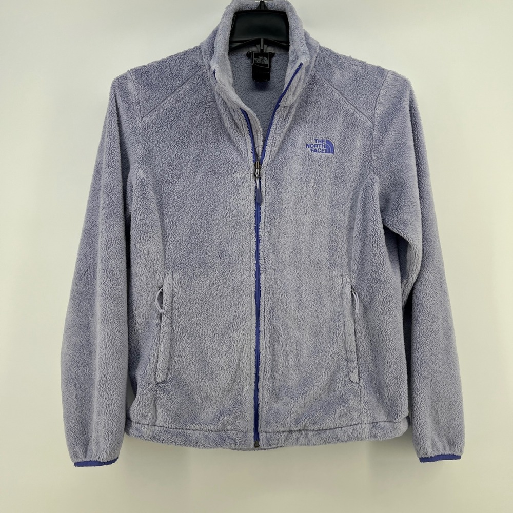The North Face Osito Fleece Jacket Womens Medium Lavender Purple Full Zip Soft